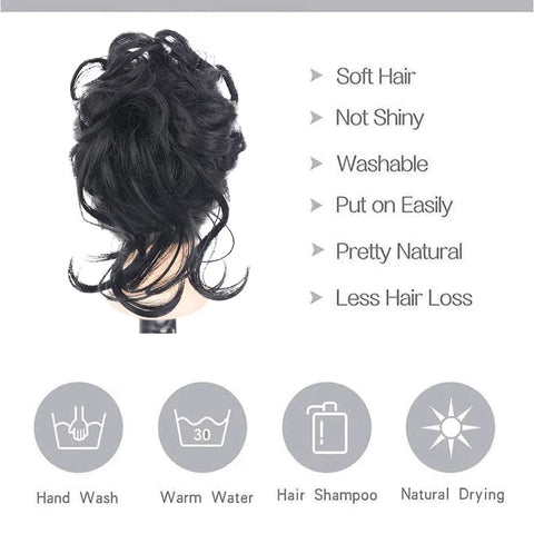 25 Colors Synthetic Curly Hair Claw