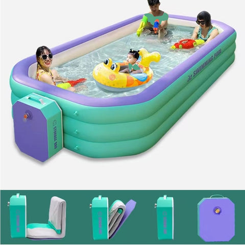 2.1M/2.6M/ 3M Inflatable Large Swimming Pool