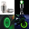 2/4PCS LED Colorful Wheel Tire Valve Cap