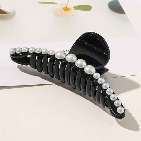 Pearls Hair Claw Clip
