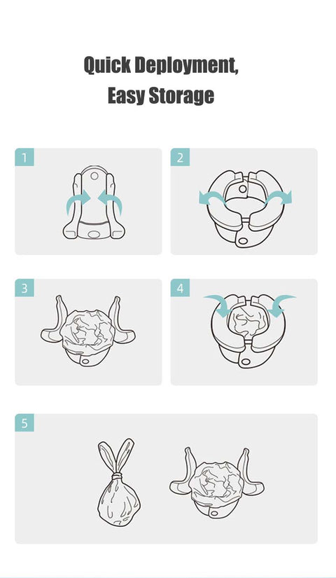 Folding Travel Baby Toilet