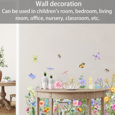 Flowers Wall Decal Sticker