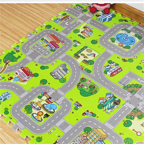 9PCS/Set Foam Puzzle Play Mat