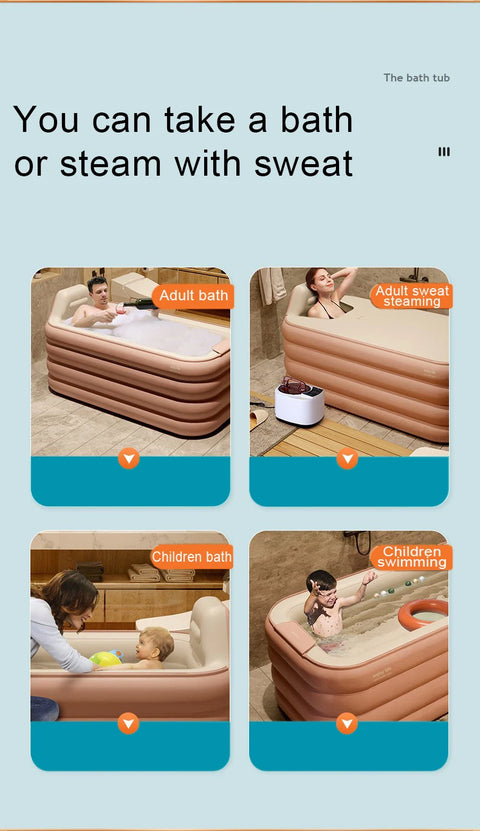 1.6M/1.4M/1.3M Inflatable Bathtub
