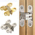 2PCS 12x43MM Invisible Hinges