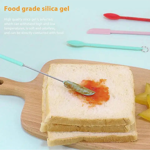 Silicone Spatula Scraper Brush