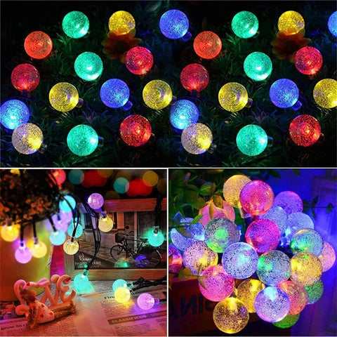 LED Solar String Lights