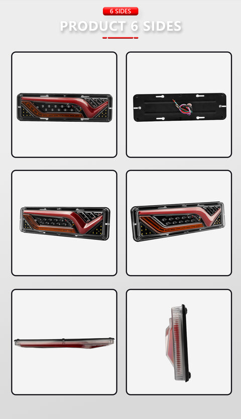 2Pcs Car Tail LED Light