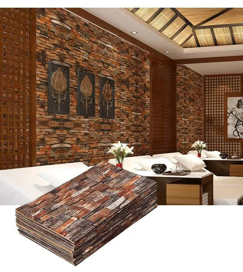 3/5/10m Self-adhesive Foam 3D Wall Paper
