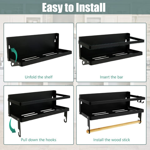 Magnetic Spice Towel Paper Rack