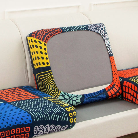Printed Sofa Seat Cushion Cover