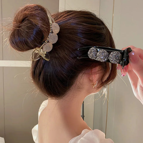 Pearl Flower Hair Claw