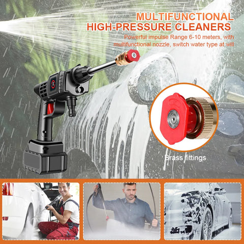 10000/20000mAh Cordless High Pressure Car Washer