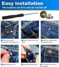10PCS Jeans Buttons Replacement