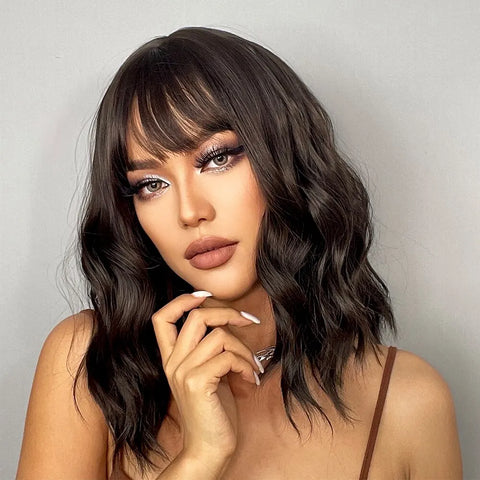 Medium Wavy Hair Wig