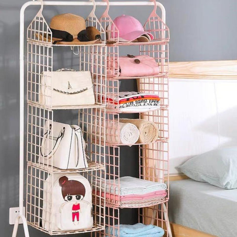 Multilayer Hanging Clothes Shelves