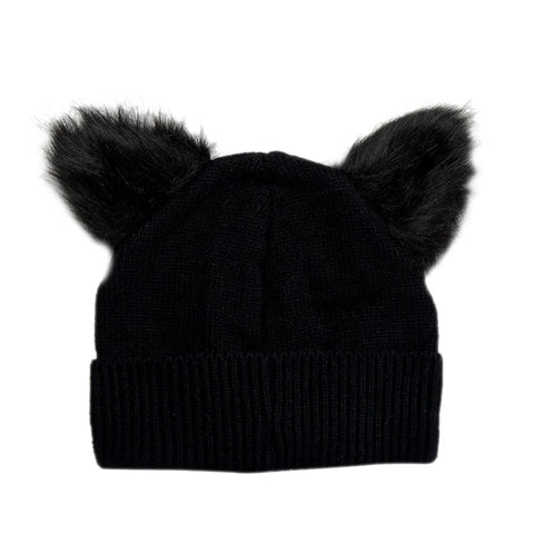 Cat Ears Faux Beanie