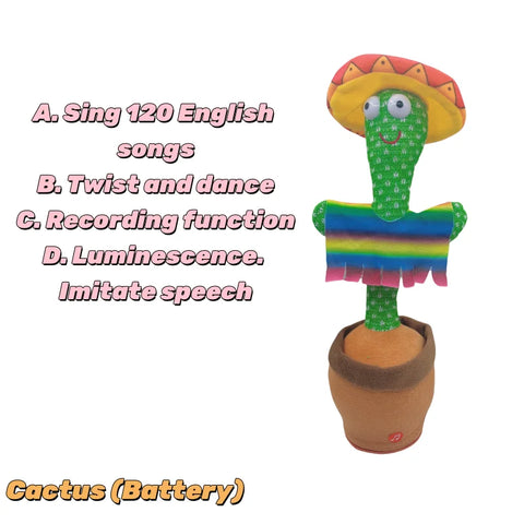 DanzuCactus Singing Dancing Toy