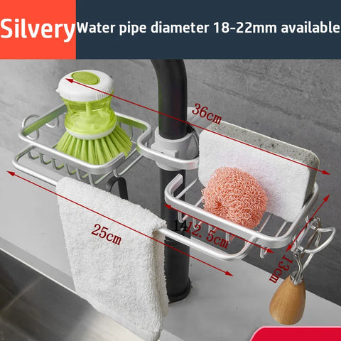 Kitchen Sink Sponge Drain Rack