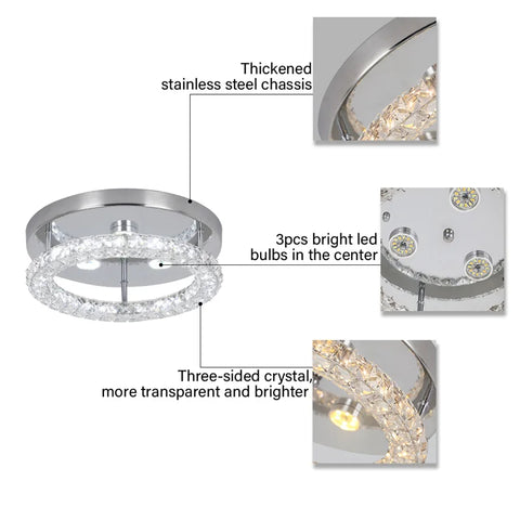 AstraGlow Crystal Chandelier