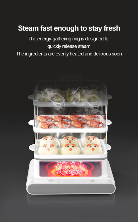 Three-Layer Steamer