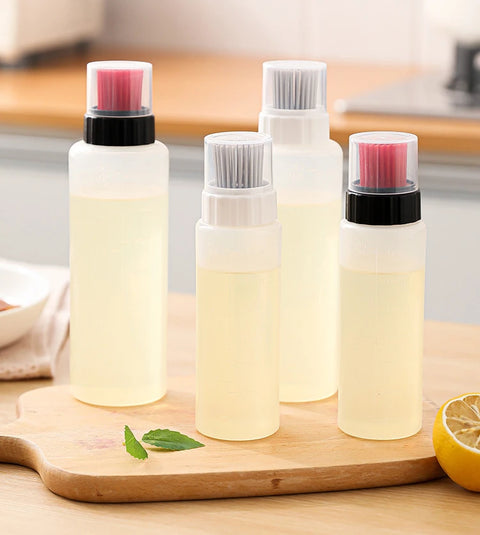 Kitchen Silicone Brush Oil Bottle