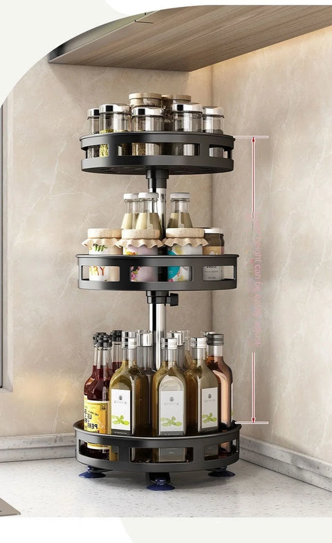 360°Rotation Spice Rack