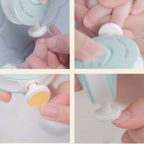 6PCS Set Electric Nail Trimmer File for Baby and Adult