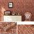 Retro Red-brown Brick Wallpaper