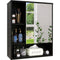 Storage Cabinet With Mirror Door