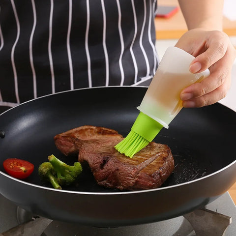 Silicone Oil Brush Bottle