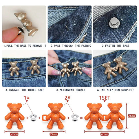 5 Pairs Clothes Accessories