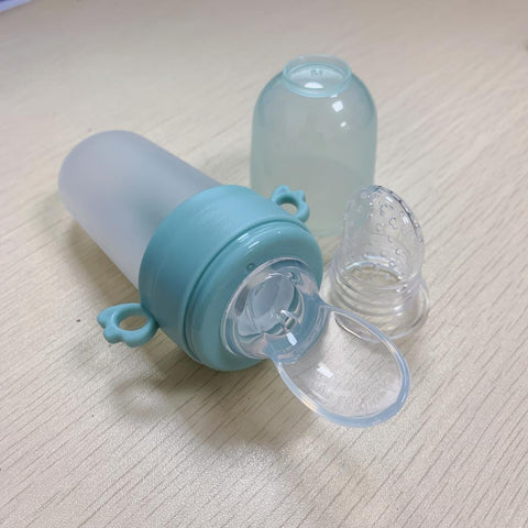 2-In-1 Baby Feeding Bottle Spoon Fruit Pacifier