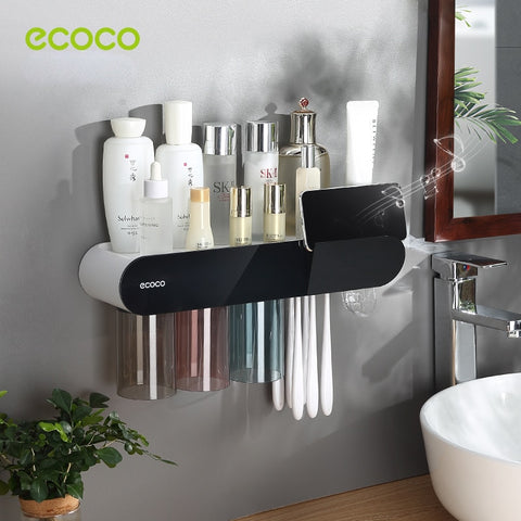 Magnetic Cup Toothbrush Holder Bathroom Accessories