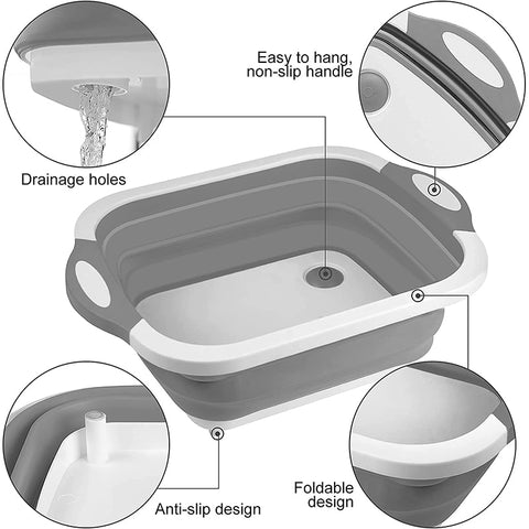 3 in 1 Collapsible Cutting Board