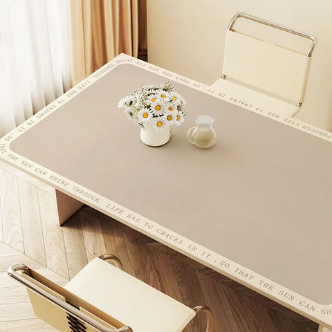 Athena's Charm: Waterproof Table Mat