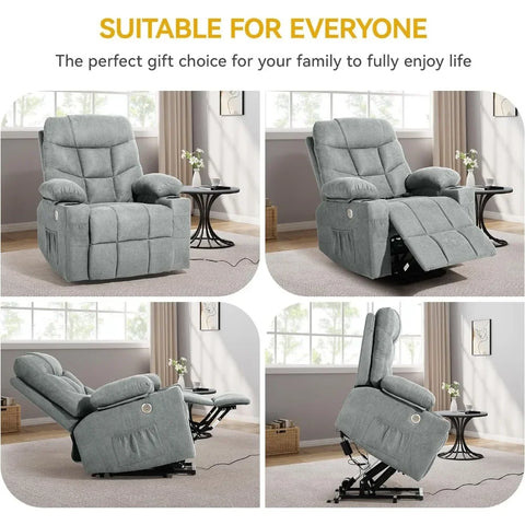 Massage Power Lift Recliner Chair