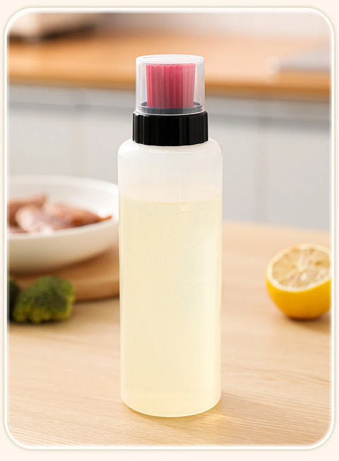 Kitchen Silicone Brush Oil Bottle