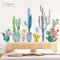 Watercolor Cactus Wall Sticker