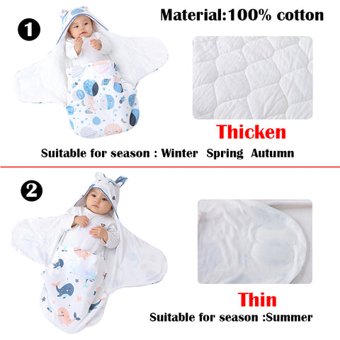 Winter/Summer Baby Wrap Blanket