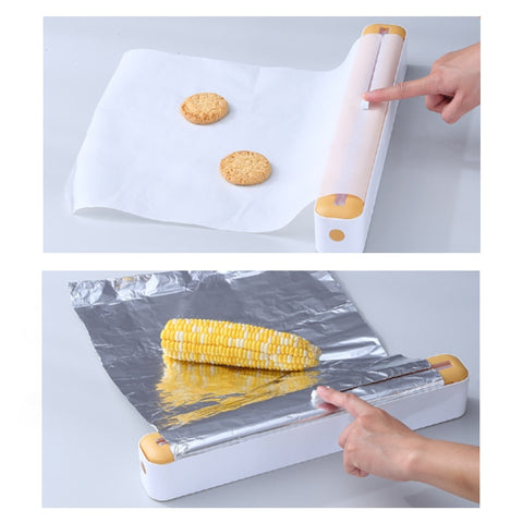 Household Foil Cling Film Cutter Dispenser