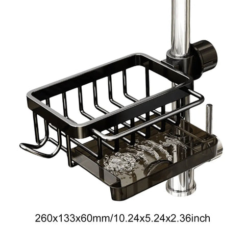 Kitchen Sink Faucet Organizer Sponge Rack