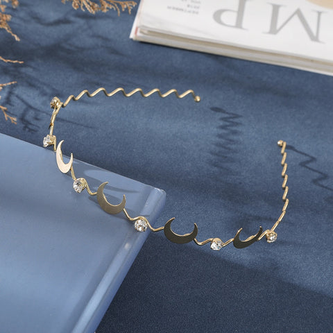 Metal Gold Silver Headband