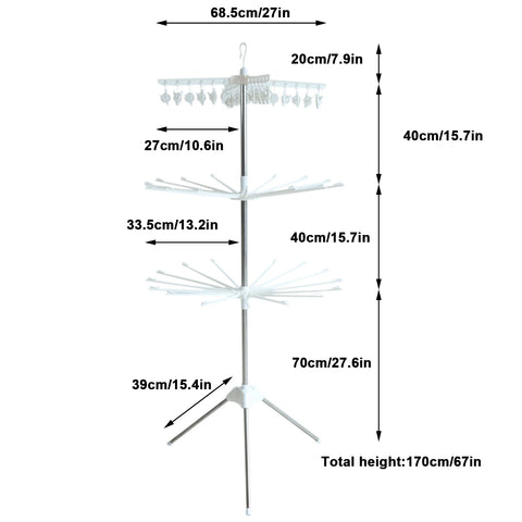 Foldable Clothes Drying Stand