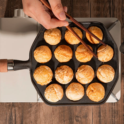 Cast Iron Takoyaki Frying Pan