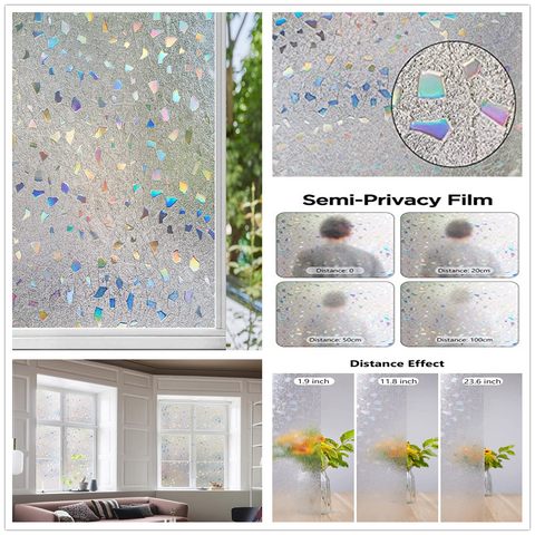 DIY 3D Window Privacy Film