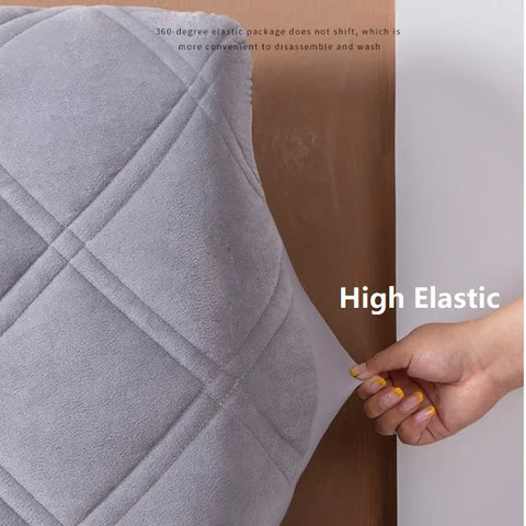Velvet Soft Bed Headboard Cover