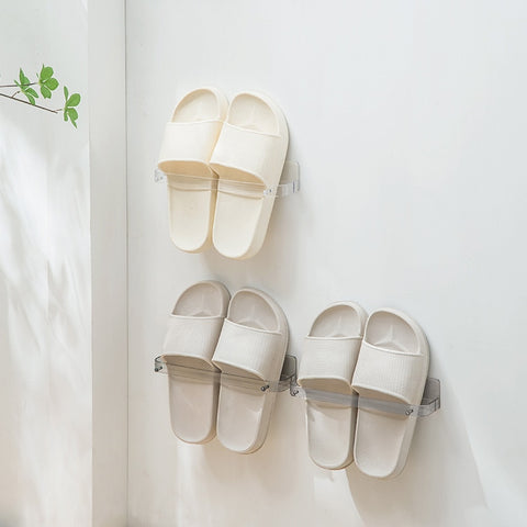 Wall-mounted Bathroom Slipper Organizer