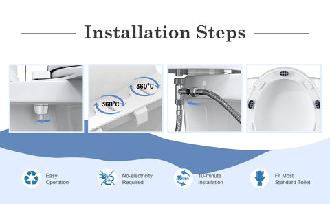Ultra-thin Toilet Bidet Washer