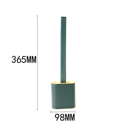 Flat Head Silicone Toilet Brush